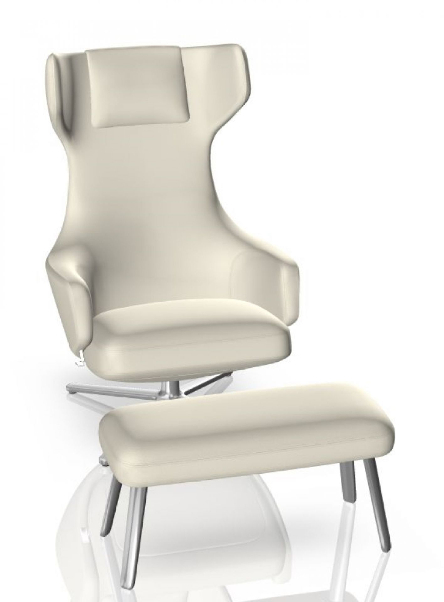 Grand Repos Sessel + Panchina B 75 cm Vitra